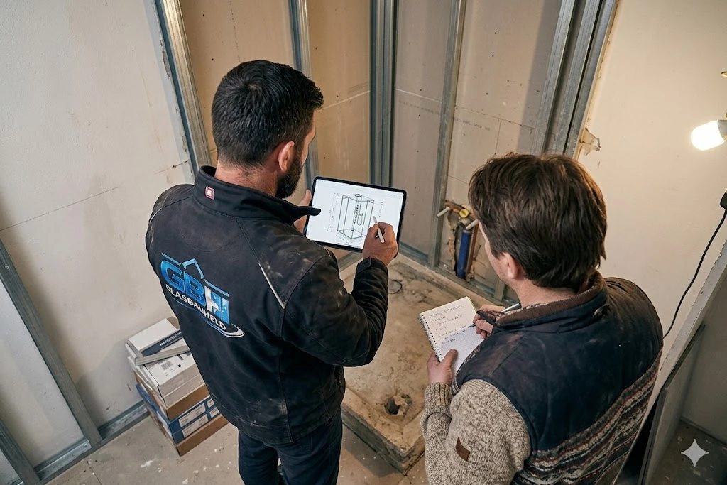 Planung beim Kunden
